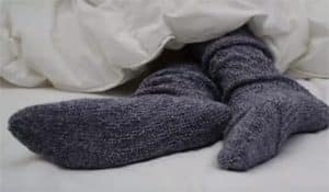 Slapen met sokken aan