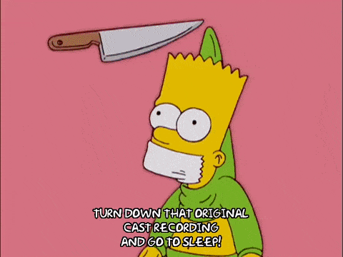 Mond dichtgeplakt Bart Simpson