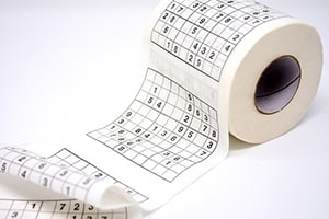 Sudoku wc papier